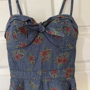 Size S Jean Flower Dress